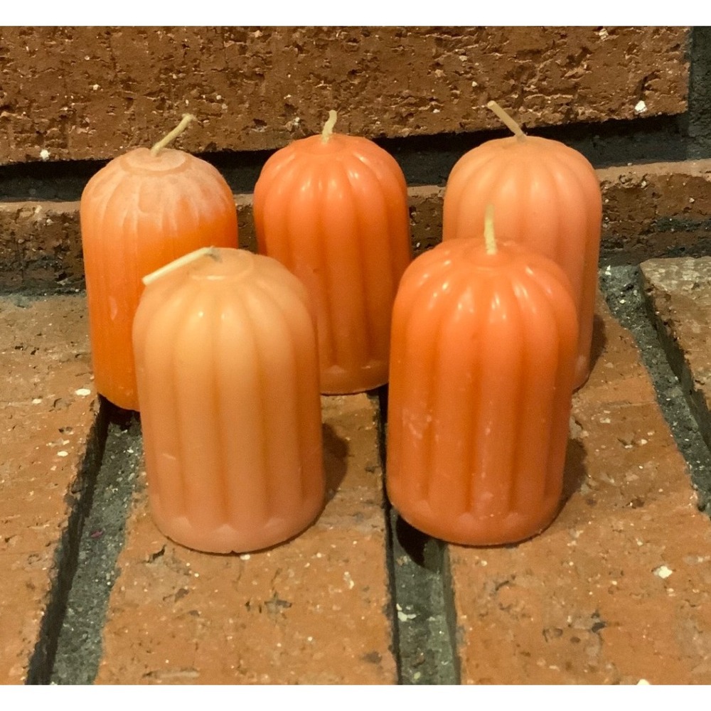 Vintage HOMCO Home Interiors 5pk Pink Candles 2.25" Tall